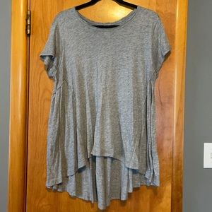 We The Free Gray High Low Shirt